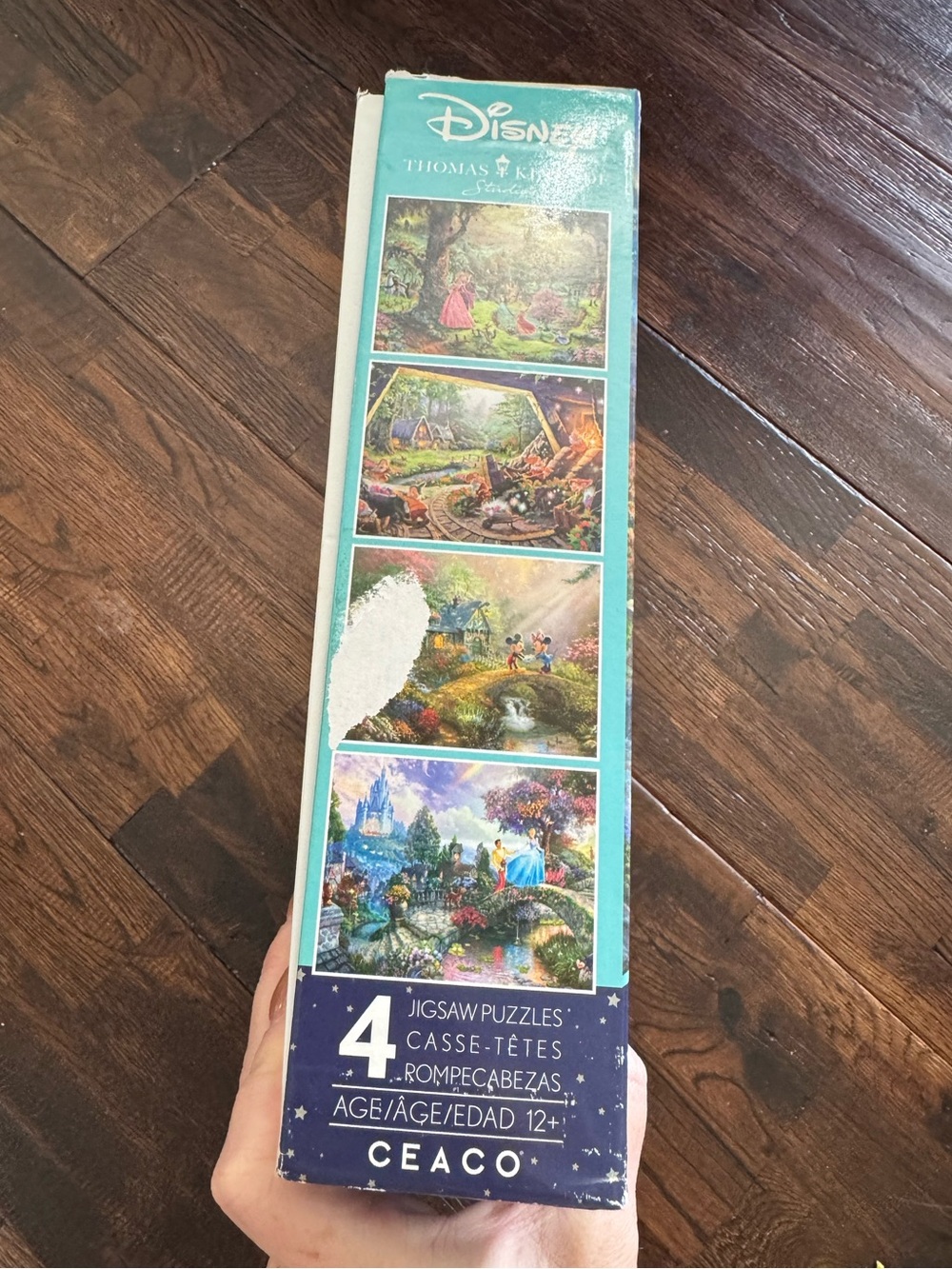 Disney Thomas Kinkade 4-Pack 500-Piece Jigsaw Puzzles – Character Scenes - Picture 5 of 14